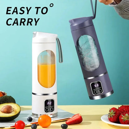New Charging Portable Fruit Juicer Household Crushed Ice Juicing Cup USB Rechargeable Outdoor Companion for Shakes and Smoothies