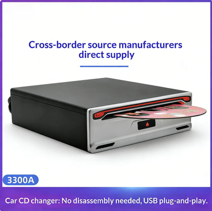 Car for Disc Box USB Optical Drive Android Navigation VCD/CD Player Full Format CD Modification 1 Year Warranty Universal Fit