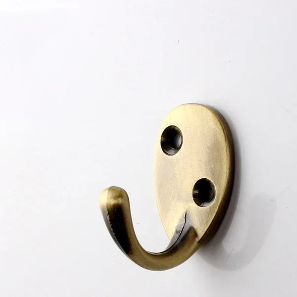 KAK Vintage Hangers Hook Zinc Alloy Wall Hook Bronze Cloth Coat Bag Hat Hanging Hooks Bathroom Kitchen Anitque Racks with screws