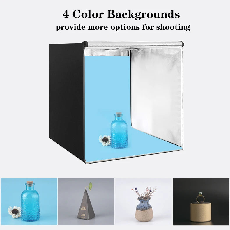 80cm Soft Box 5500K Studio Lighting Light Box LED Softbox Photography Boxes Shooting Tent Photo Studio Equipment
