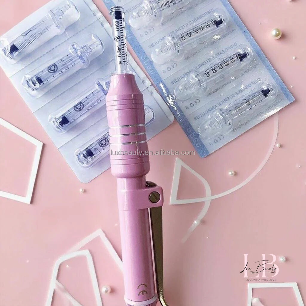 Dermal Filler  Baby Pink Stainless Steel Lip Filling Pen for Medspa Use