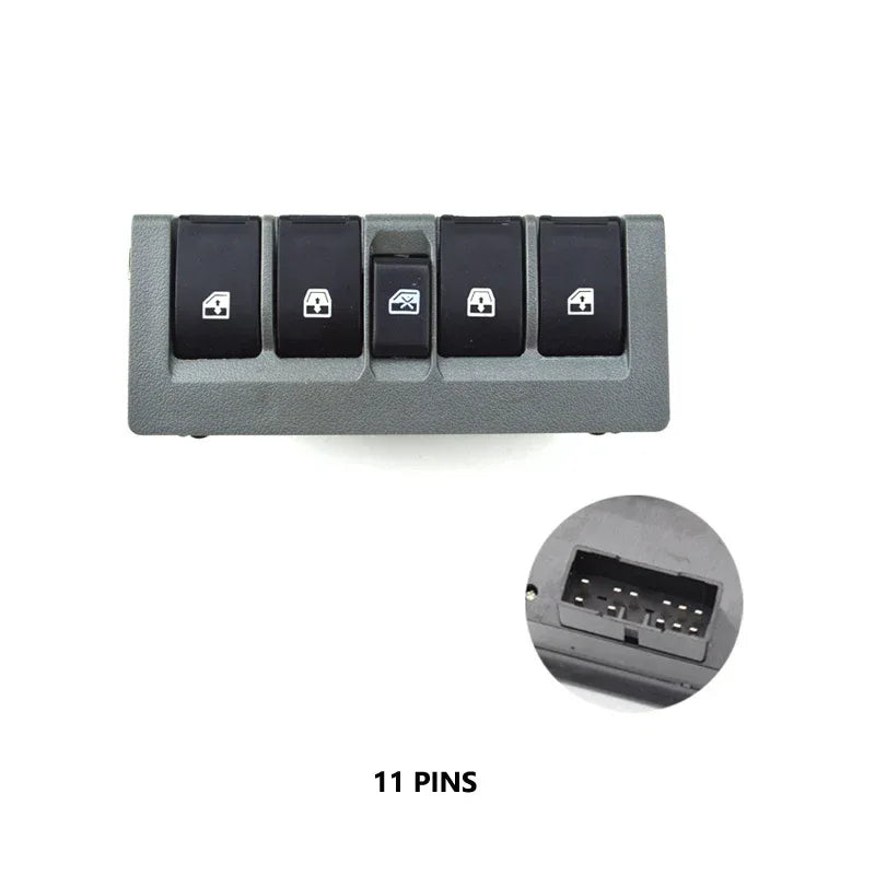Replacement for Chevrolet New Sail 2010-14 9005043 9005041 Power Car Window Glass Lifter Switch 5 Buttons Car Accessory 90800027