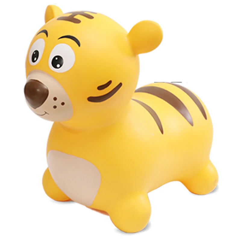 Animal Bouncy Inflatable Ride on Toy Animal Horse Jump Bouncy Animal Jumping Horse Hopper Kids Riding Toy Inflatable Toy for Kid