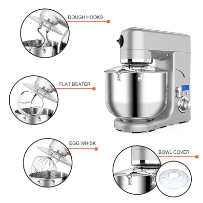 Big Capacity 10L 1500W Powerful Cooking Appliances Cake Bread Dough Mixer Planetary Electric Home Kitchen Appliance Food Mixer