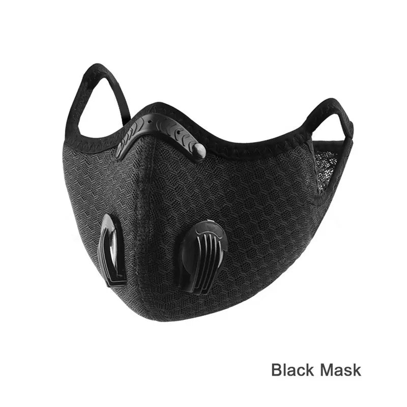 Sport Face Mask Activated Carbon Filter Dust Mask PM 2.5 Anti-Pollution Running Training MTB Road Bike Cycling Mask