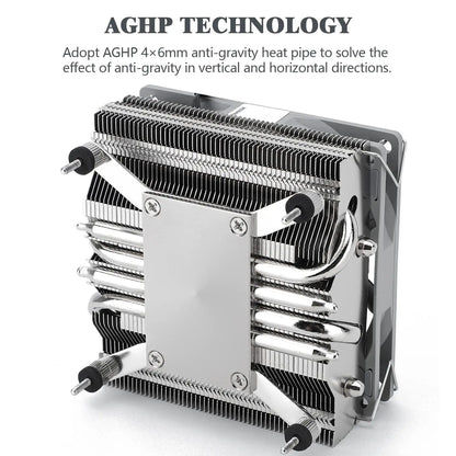 For Thermalright AXP90 X47 Low Profile CPU Cooler for Computer Case 92mm TL-9015 Slim PWM Fan 47mm Height Effective CPU Cooling