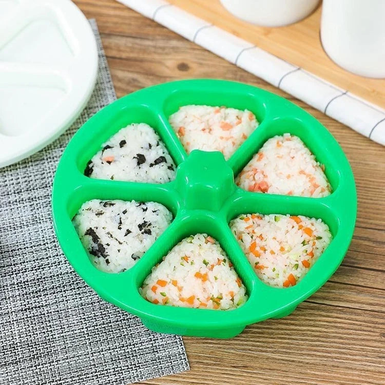 Newest DIY Sushi Mold Onigiri Rice Ball Food Press Triangular Sushi Maker Mold Sushi Kit Japanese Kitchen Tools Bento Box