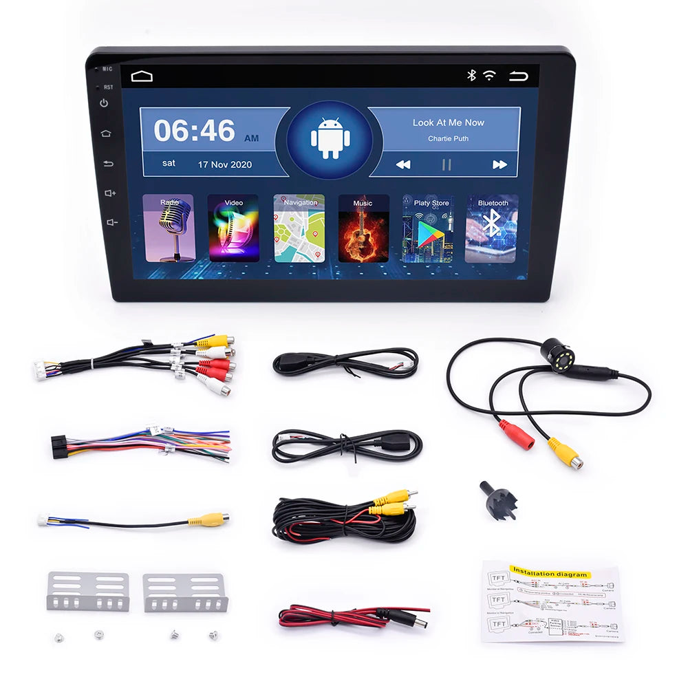 Vehicles  Accessories 7/9/10 Inch  Android Car Screen Multimedia Audio System Player Touch Screen Carplay Car Radio
