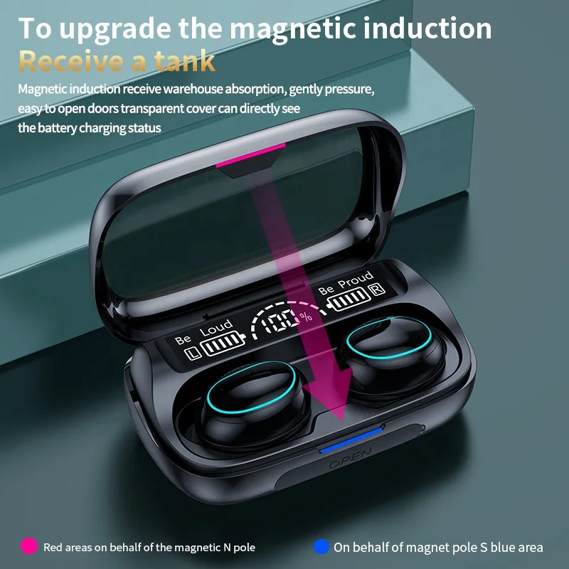 Dodoup G36 Wireless Earphones 9D HIFI Stereo Waterproof in Ear Headphones With Power Bank Charging Box Earbuds