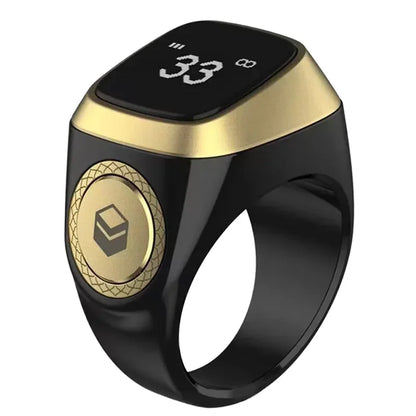 2025 Hot Sell Gift for Muslim Intelligent Praise Tasbih Tally Counting Smart Plasterl Electronic Rosary Zikr Tasbeeh Ring  E01