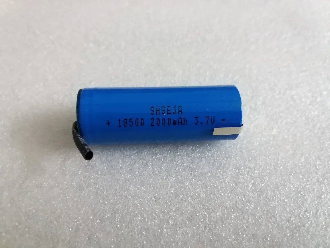 New 18500 2000mAh 3.7 V rechargeable battery Recarregavel lithium ion battery for LED flashlight