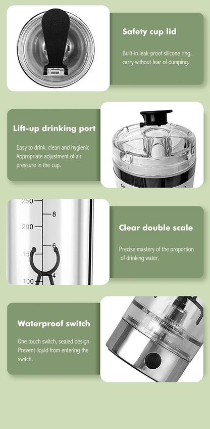 Ready to Ship New Design Personal Portable Rechargeable Small Blender Fresh Juice Mini Portable Blender Office Coffee Blender