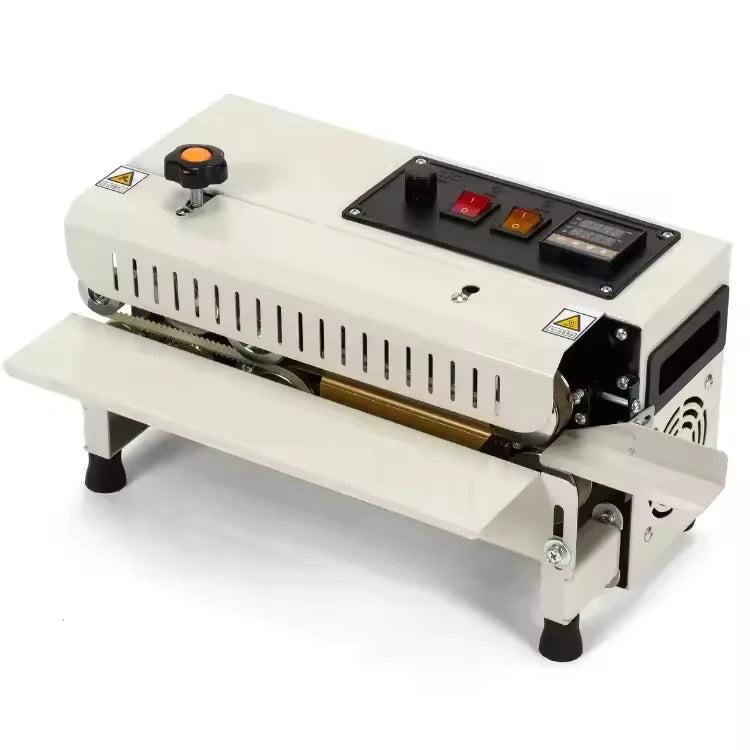 FR-400 Horizontal Plastic Bag Sealing Machine Sealing Machine Continuous Band Sealer With Printing