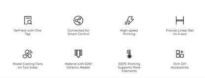 Creality Ender 3 V3 KE Smart Creality OS 500mm/s Max Printing Speed Smarter and Faster FDM 3D Printer