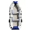 Solar Marine 5 Person 10 ft PVC Inflatable Kayak Fishing Boat 3 Air Chambers Glue Free Durable CE Certified for Surfing Sea Use