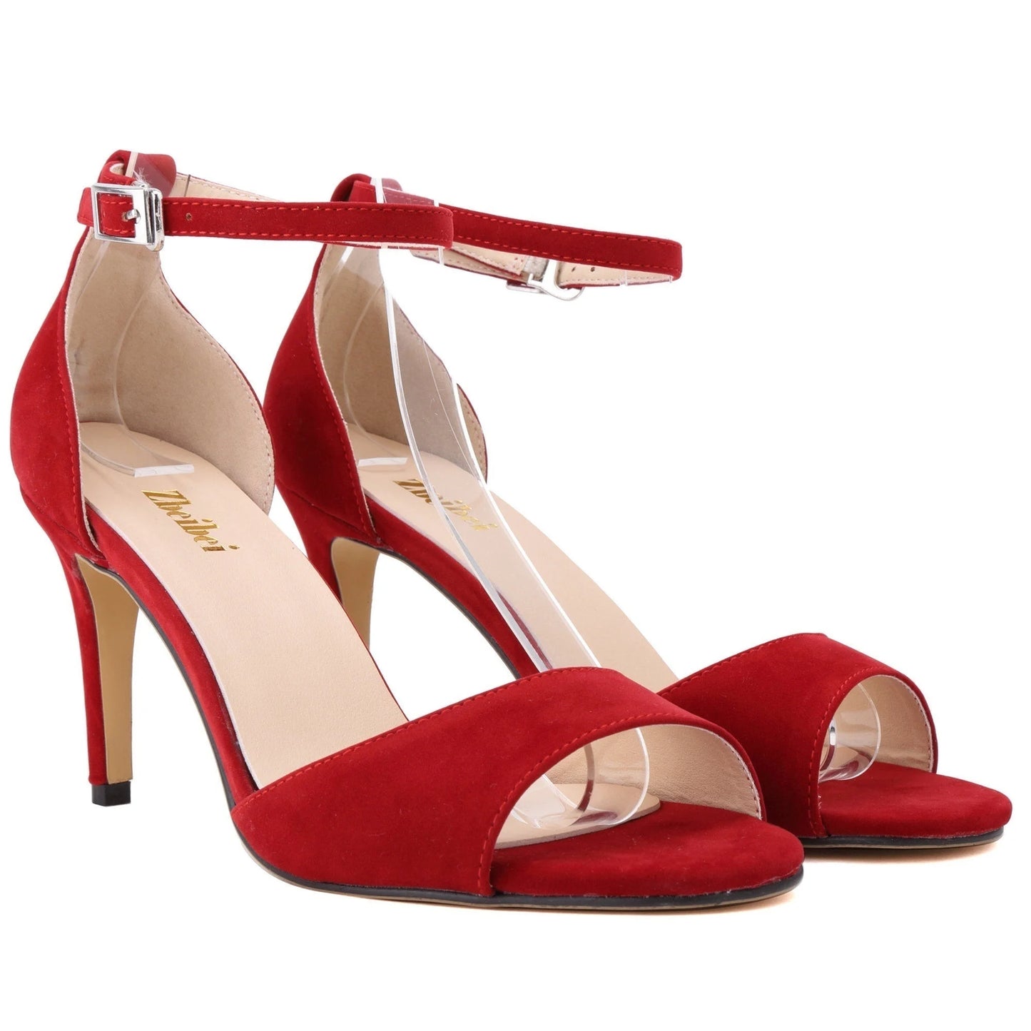 Faux Velvet Sandal Women Pumps Shoes Sexy Party Low Wedding High Heels Multi Patent Hot Summer 107-1VE