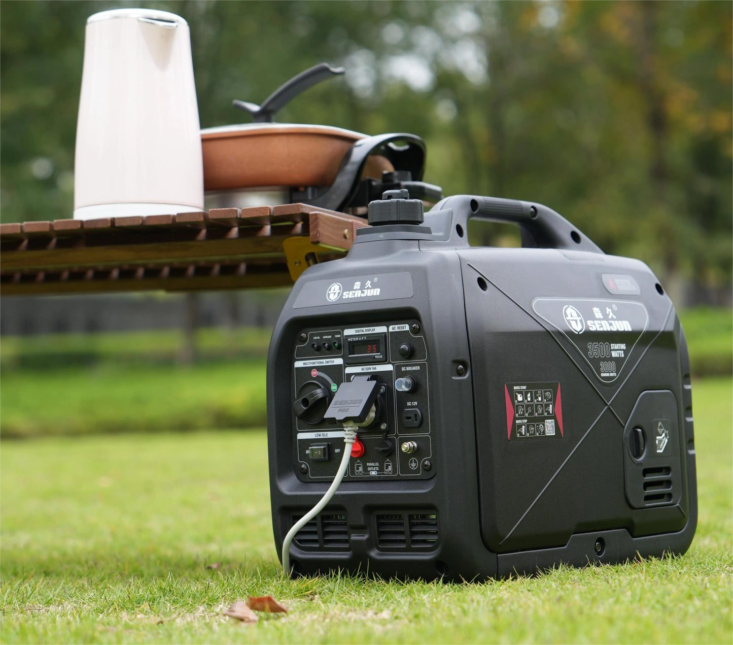 Hot Sale 3KW 4KW 5KW 6KW Portable Gasoline Generator Supper Quiet Petrol Fuel Generator Inverter Silent Home Use Camping Use