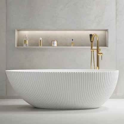 CLASIKAL Factory Direct Sales Hotel Home Independent Luxury Bathtub Material High-quality Artificial Stone Soaking Bathtub