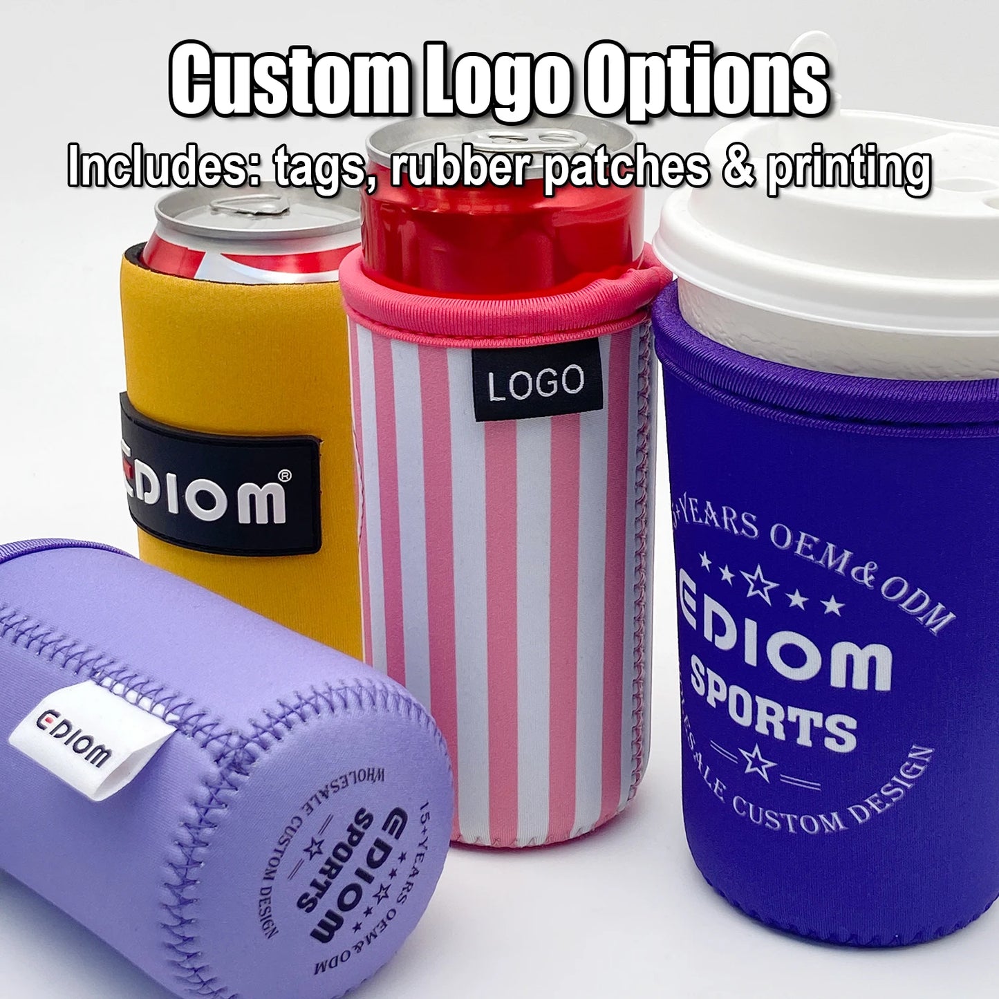 OEM Neoprene Cup Sleeve Custom Coffee Sleeve Custom Beach Portable Coffee Cup Holder for Coffee Holder Diving Material Cup Cover