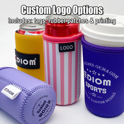 OEM Neoprene Cup Sleeve Custom Coffee Sleeve Custom Beach Portable Coffee Cup Holder for Coffee Holder Diving Material Cup Cover