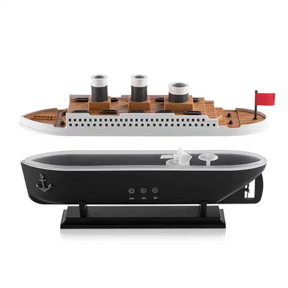 2025 Electric Ship Diffuser Humidifier Ultrasonic Essential Oil Jellyfish Diffuser Desktop Smart Home Boat Diffuser for Office