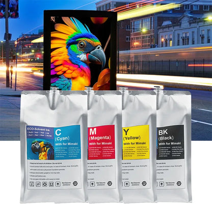 Best Selling 2L/bag Bs3 Bs4 Es3 Ss21 Eco Solvent Ink Bag for Mimaki Jv300 Jv150 Cjv300 Cjv150