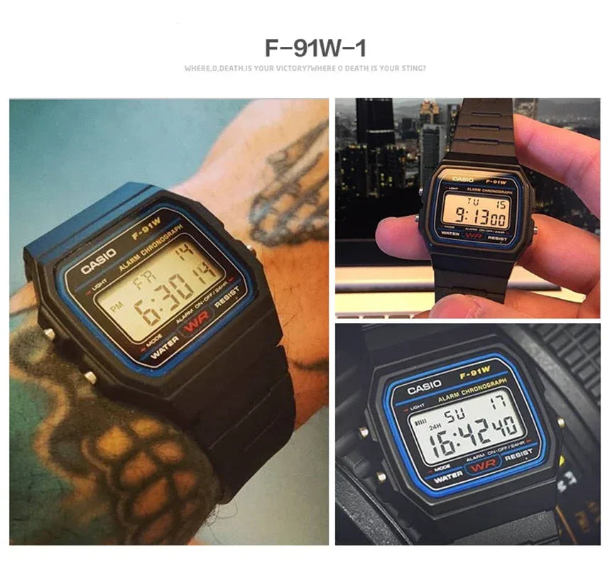 Casio watch  men top luxur set military LED relogio digital watch sport Waterproof quartz men watch Neutral watchs F91W series