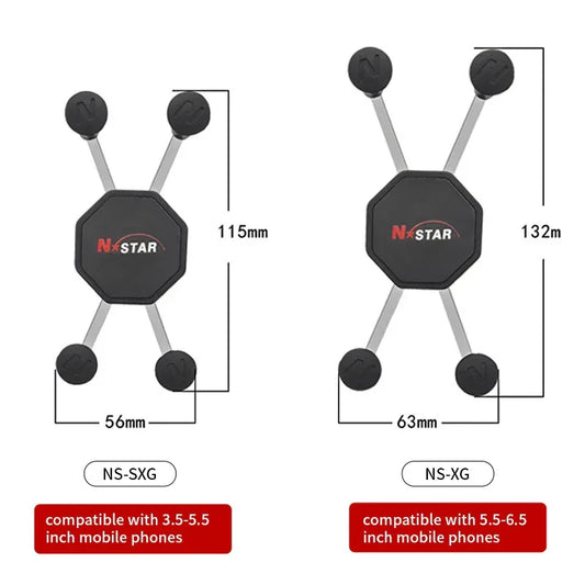Grip U Bolt Base Ball Mounts Motorcycle Bike Stand Holder Phone Moto Aluminum Flexible Waterproof Bicycle Phone Holder for Ram