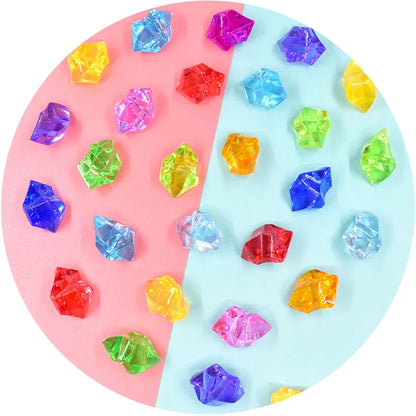 Acrylic Color Transparent Cute Children Play House Cartoon Resin Furniture Animal Decoration