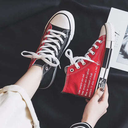 2026 New Arrival School Student Sneakers Canvas Shoes Women Vulcanized Tennis Girls Sport Shoes Woman Sneakers Espadrilles