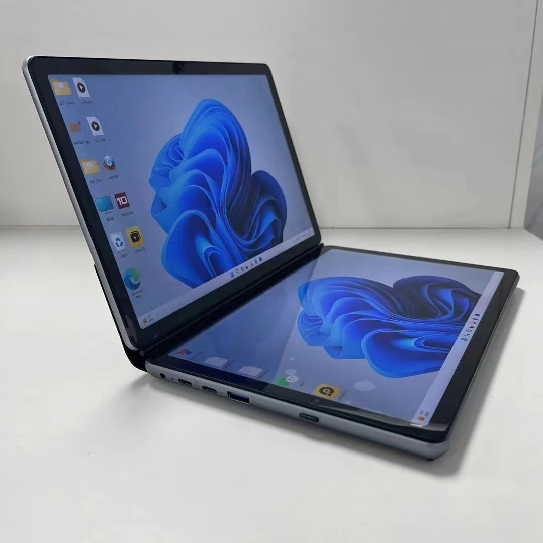 OEM Dual Touchscreen 11 Inch 180° Adjustment Notebook N100 CPU 32GB+512GB/1TB Touchscreen Laptop Table PC Factory Price