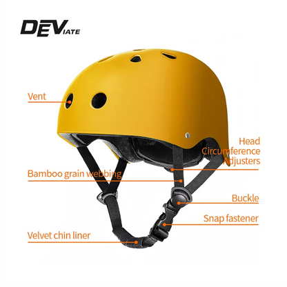 New Low Price DEVIATE WX-001 Plum Blossom Children's ABS EPS Bicycle Helmet CE EN1078 CPSC Certified 11 Air Vents Riding