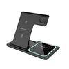 15w Fast Charging Multifunctional Chargers Station With Night Light 3 In1 Foldable Charger Mobile Phone Holder Watch Earphone