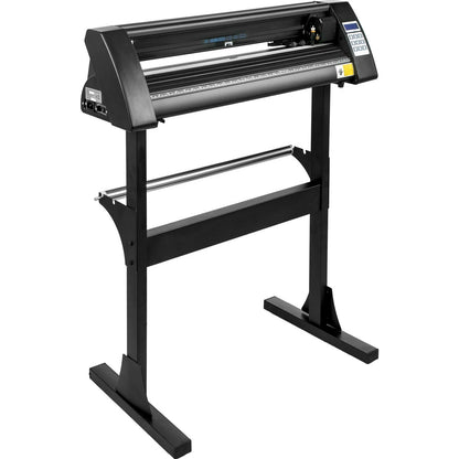 28Inch 720MM Max Paper Feed Printer Cutting Plotter Vinyl Cutter Machine with Computer Windows Software 3 Blades LCD Screen