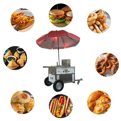 Food Truck Pizza Truck Fast Food Pizza Hamburger Frites Cooking Mobile Bar Taco Truck
