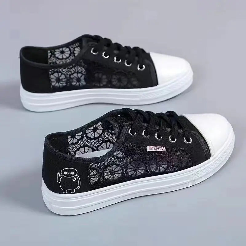 Women's Casual Light Weight Soft Soled Flat Bottomed Fashion Able Breathable Casual Shoes