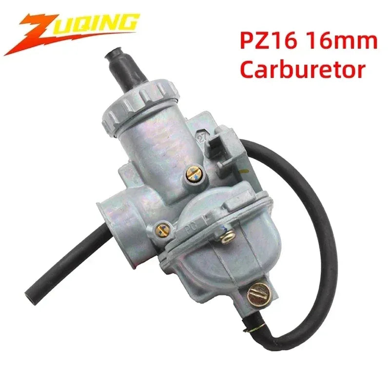Motorcycle PZ16 16mm Carburetor Hand Choke for KEIHIN Honda Redcat 50cc 70cc 90cc ATV Quad Go Kart Carburador Moto