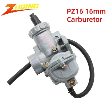 Motorcycle PZ16 16mm Carburetor Hand Choke for KEIHIN Honda Redcat 50cc 70cc 90cc ATV Quad Go Kart Carburador Moto