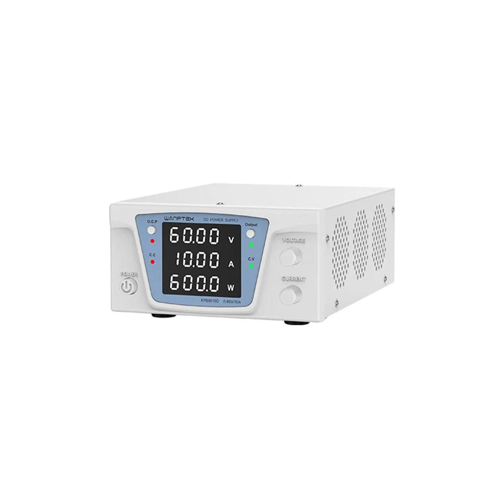 WANPTEK BENCH DC ADJUSTABLE POWER SUPPLY, DC POWER SOURCE, 60V 10A, LAB, REPAIR, ELECTRONICS DESIGN, ELECTROPLATE, KPS6010D