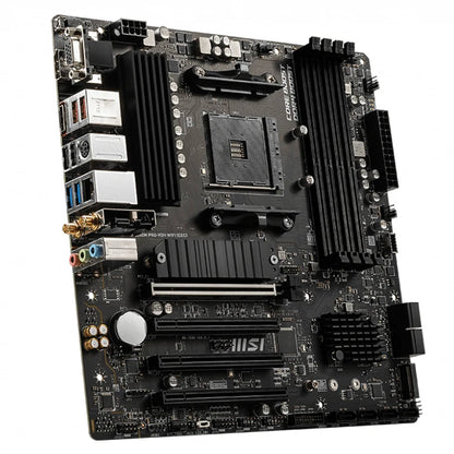 MSI B550M PRO-VDH WIFI CEC MicroATX Gaming Motherboard with B550 Chipset Support AMD Ryzen 5000 & 3000 Series Desktop Processors