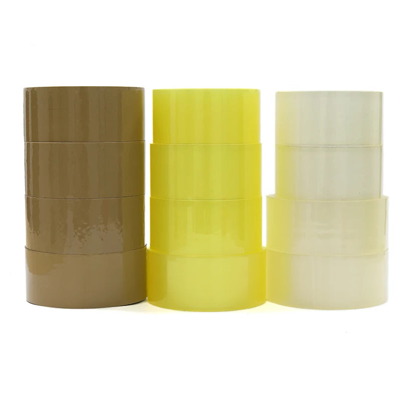 Silent 100m Paper Packing Tape Single Adhesive Side Die Cut for Sealing Cartons Low Noise and Wide Application