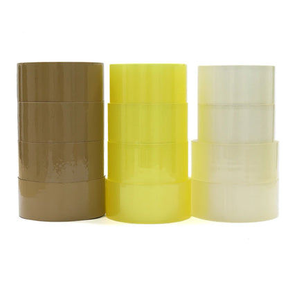 Silent 100m Paper Packing Tape Single Adhesive Side Die Cut for Sealing Cartons Low Noise and Wide Application