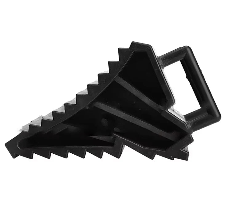 2pcs Car Truck RV/Tripper Wheel Alignment Tire Pad Rubber Slip Stopper Wheel Chocks Blocks Parking Equipment Trailers Campers