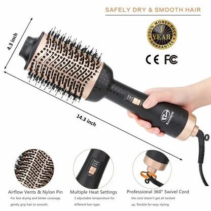 Professional Revlon One Step Hair Dryer Brush Hot Air Volume Brush Blow Dryer Comb
