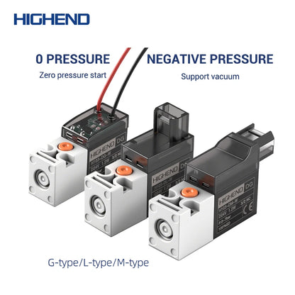 Highend 3/2 Way Direct Acting Mini Solenoid Valve 24v 10mm L/M/G-type Vacuum  Plastic Mini Sock Knitting Solenoid Valve