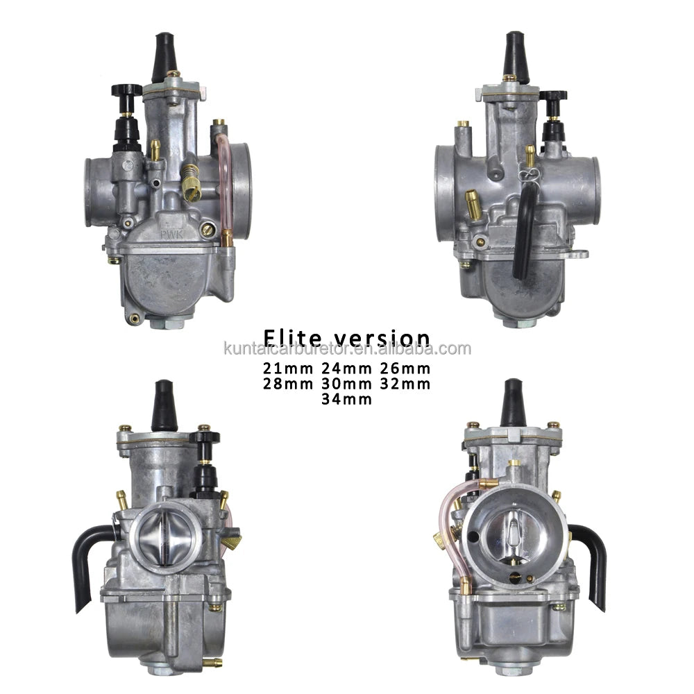 Motorcycle Pwk Carburetor for Suzuki Yamaha Kawasaki Atv Moto  21 24 26 28 30 32 34mm With Power Jet Carburador