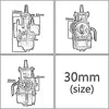 Motorcycle Pwk Carburetor for Suzuki Yamaha Kawasaki Atv Moto  21 24 26 28 30 32 34mm With Power Jet Carburador
