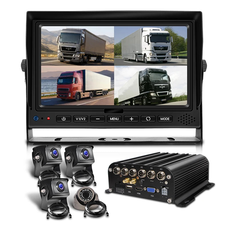 4CH 8CH 720P 1080P Mobile DVR  Support / Optional 3G 4G WiFi GPS MDVR with Car/Bus/Truck/Vehicles Camera Recorder Waterproof