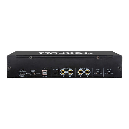 Voxfull MD404 Professional 24Bit 192KHz Mini USB Audio Interface 4 Channel USB Sound Card for Live Music Recording Studio