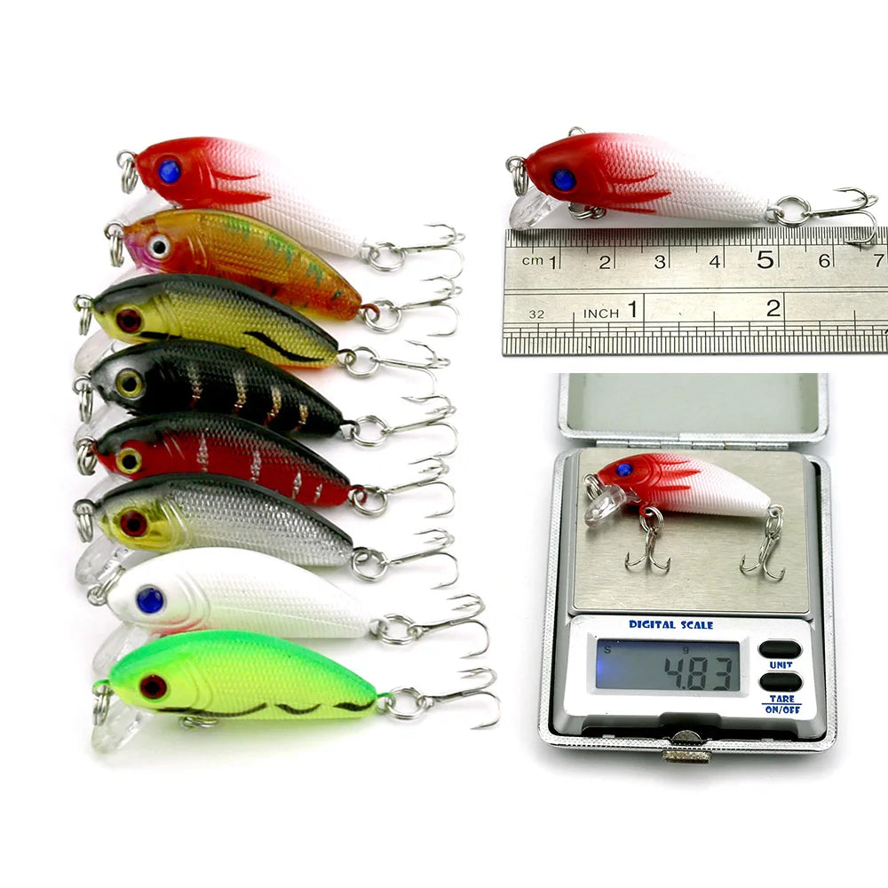 Wholesale 56pcs Mix Lure Kits Minnow Crankbait Group Fishing Lure for Bulk Sale